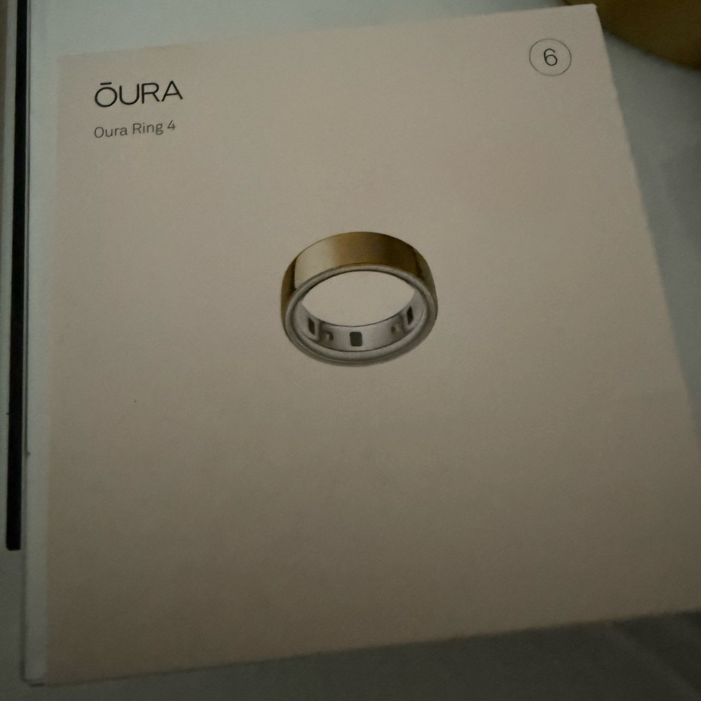 Oura Ring 4 Horizon Gold Size 6